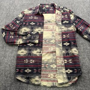 American Eagle Outfitters L/S Aztec Shirt Men's Medium  Button Down Southwestern